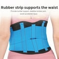 thumbnail image 5 of Rosojodg Adjustable Breathable Lumbar Back Brace Waist Belt for Pain Relief and Correction, 5 of 7