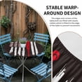thumbnail image 2 of Round Fitted Tablecloth with Elastic Edge, American Flag Baseball Fitted Table Cloth for Round Tables, Patriot Black and White Red Waterproof Tablecloth for Outdoor Picnic Party 45-54in, 2 of 9