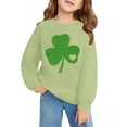 thumbnail image 4 of Mercatoo Kids St 𝐏atricks Day Clothes Girls Boys Irish Cloverss Sweatshirt Pullover Shirts Toddler Long Sleeve Sweater Tops, 4 of 6