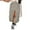 Khaki, variant on Streetwear Unique Vintage Casual Baggy Zipper Design Ladies Skirts Casual Midi Skirt Women Skirts Club Basic Leisure Dailywear