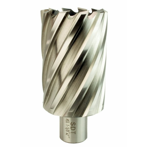 Steel Dragon Tools® 1-5/8" x 2" HSS Annular Cutter with 3/4" Weldon Shank