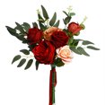 thumbnail image 3 of Tarjeta de Bienvenida Advancent 2x Flores para Bodas y Fiestas Naranja, 3 of 6