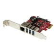 thumbnail image 1 of StarTech.com 3 Port PCI Express USB 3.0 Card + Gigabit Ethernet - Fits Standard & Low-Profile PCs - UASP Supported - Optional SATA Power (PEXUSB3S3GE) - Network / USB adapter - PCIe 2.0 low profile - USB 3.0 x 3 + 1000Base-T x 1, 1 of 6