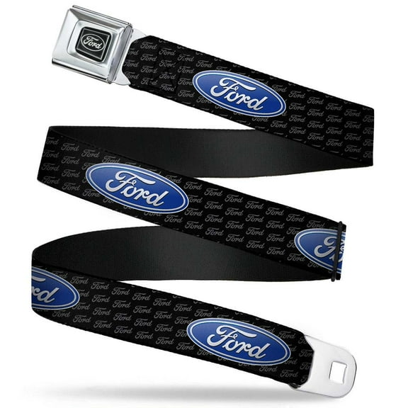 Ford Emblem Ford Oval W Text Seatbelt Belt Fashion Belt Standard