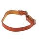 thumbnail image 5 of Collar para Perros de Cuero Collar para Mascotas de Cuero Acolchado Suave con Hebilla Grabada para Perros y Gatos pequeños, medianos y Grandes, Naranja 31‑50 cm/12,2‑20 Pulgadas, 5 of 12