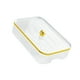 thumbnail image 2 of Platos para servir divididos con 6 compartimentos, bandeja para aperitivos, caja de almacenamiento de alimentos moderna transparente, 2 of 9