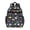 Dinosaur and Roar, variant on Dinosaur and Rainbow Navy Pattern Backpack for School, Cute School Bag with Adjustable Shoulder Straps and Padded Back, 15.25"x11.5"x5.25"