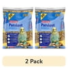 (2 pack) 3-D Pet Products Premium Parakeet Bird Food, with Probiotics, 7.5 lb. Zipper Seal Bag, for Daily Feeding