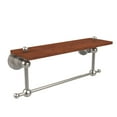 thumbnail image 2 of Astor Place Collection 22 Inch Solid IPE Ironwood Shelf with Integrated Towel Bar, 2 of 2