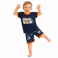 thumbnail image 2 of Rimyaw Toddler Boys Dinosaur Pajama Set, 2-Piece Cotton Sleepwear, Short Sleeve Graphic Tee and Shorts Summer PJs, Size 2T, 2 of 6
