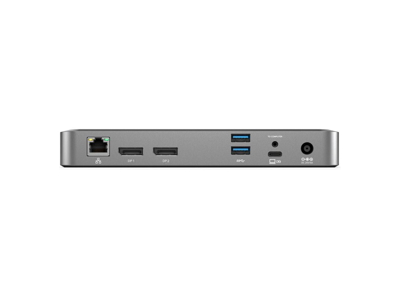 Alogic Universal Dock Dual Display Screen 4K docking station with 65W power delivery PD DP Alt Mode USB-C and USB-A devices