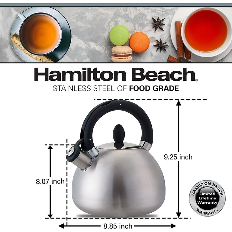 2023,2.5l Whistling Tea Kettle With Ergonomic Handle Stainless Steel Kettle  Induction Tea Kettle Whistling Kettle For All Gas Hobs Hobs