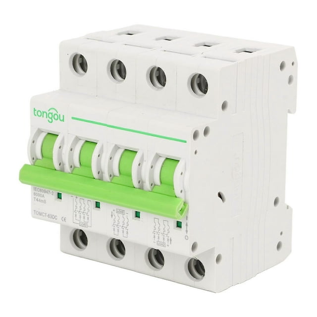 4P Solar PV Circuit Breaker Security Protecting Reliable Stable MCB Miniature Circuit Breaker 1000V 20A