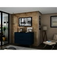 thumbnail image 2 of Pemberly Row 3-Drawer Mid-Century Wood Dresser in Tatiana Midnight Blue, 2 of 10