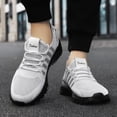 thumbnail image 7 of BERANMEY Sneakers for Men Lightweight Slip On Mens Sneaker Breathable Knit Casual Shoes for Mens Comfortable Walking Tennis Work Driving Shoes with Flexible Non-Slip Sole, 7 of 7