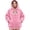 Pink, variant on Flannel Pet Pouch Hoodie For Women, Fluffy Warm Cat Hoodie With Pouch, Pet Carrier Sweatshirt With Drawstring For Dogs & Snack Hoodies Pet Lovers, Light Brown, XXL
