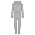 thumbnail image 5 of Babysbule Womens Tops Sets Blouse Women's Solid Hooded Long Sleeved Sweater Casual Two-piece Long Sleeved Hooded Suit Fall Fahion, 5 of 6