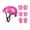 Pink, variant on Tyidzon Kids Knee Pads and Elbow Pads Set with Elbow Knee Wrist Pads for Multi-Sports Skateboarding Bike Riding Scooter Skatings Longboard Roller Skate