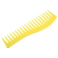 thumbnail image 5 of Unique Bargains Wide Tooth Hair Comb All Purpose Detangling Plastic Yellow, 5 of 6