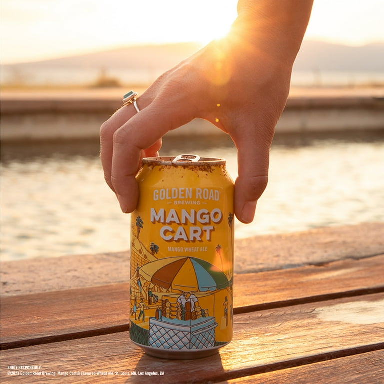 Golden Road Wheat Ale Mango Cart Beer 25 fl oz 1 Tall Aluminum Can