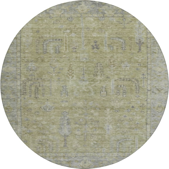 Dalyn Solace Area Rug SL11-Aloe SL11AL8RO Aloe, 8' x 8'