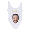 thumbnail image 1 of MKLEKYY Trajes De Baño Mujer Completo Women Fashion Diy Letter Print Piece Swimsuit Sexy Bikini Swimwear Bathing Sleeveless Backless Swimsuit 657, 1 of 3