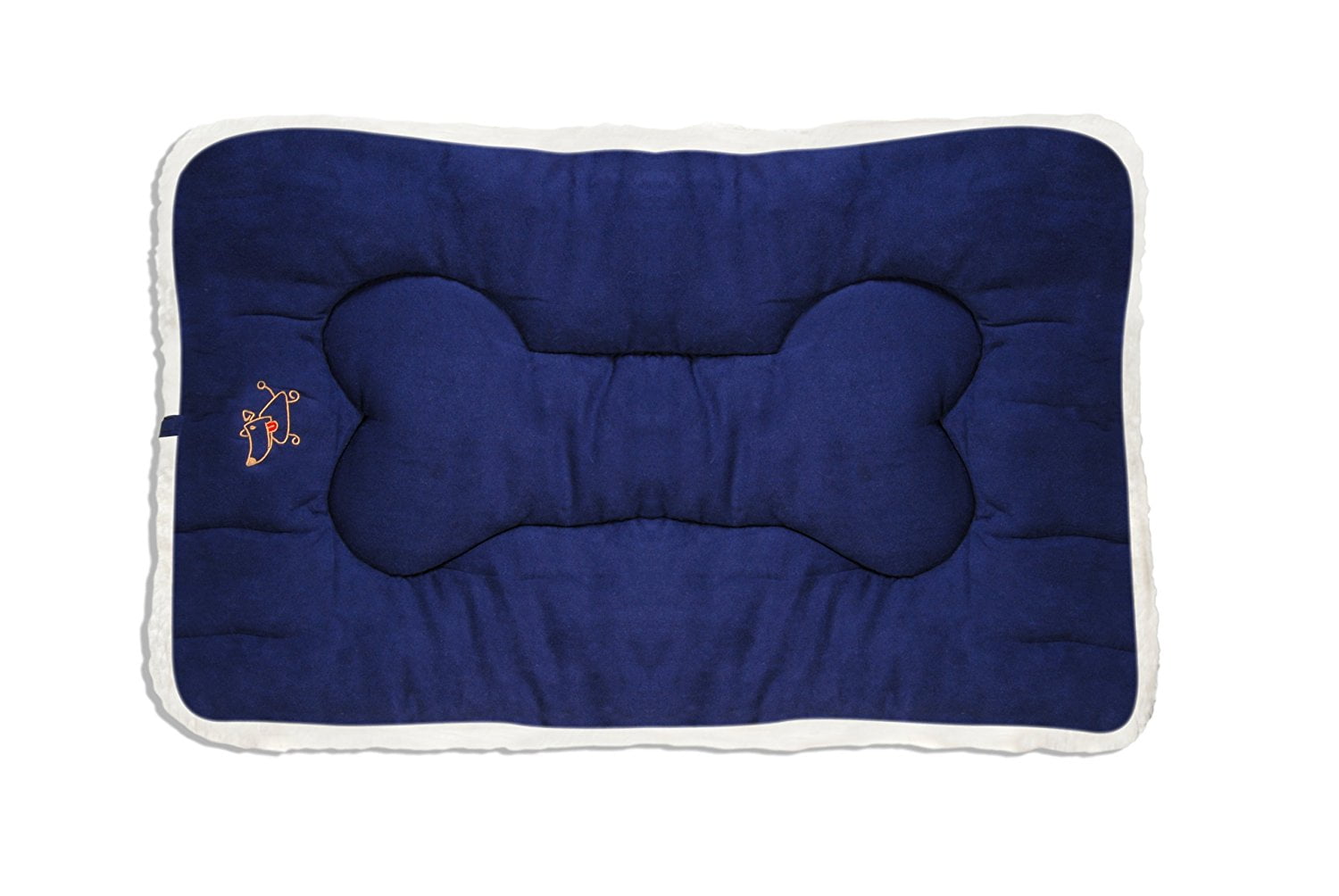 Best Pet Supplies Heavy Duty Pet Crate Mat Navy Blue, Double Sided