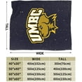 thumbnail image 3 of Umbc Retrievers Logo Fleece Blanket, Very Soft Microfiber Flannel Blanket for Couch Warm and Cozy for All Seasons, 3 of 6