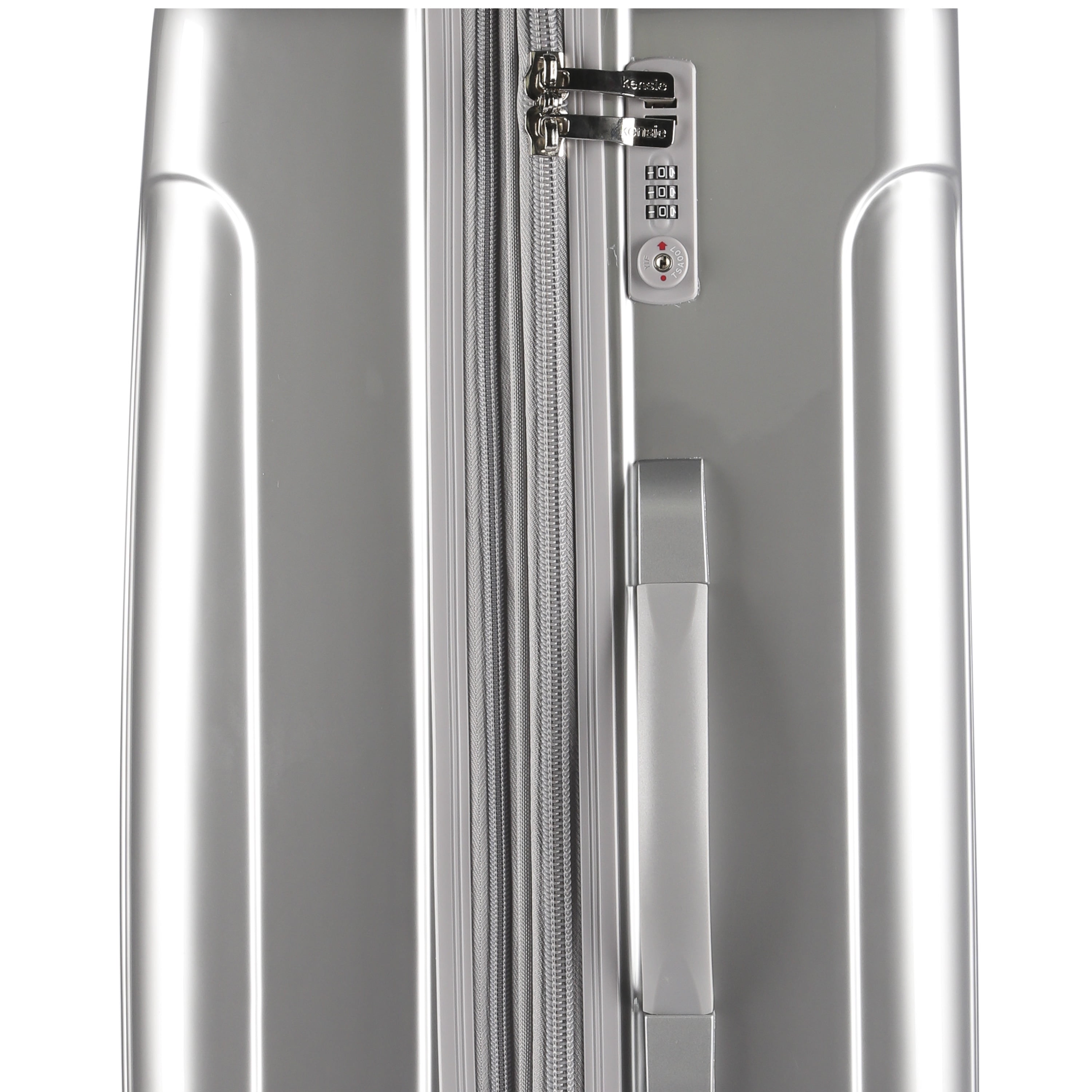 kensie metallic luggage