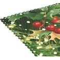thumbnail image 5 of Ryvnso Placemats Set of 4 Christmas with Bells Dining Mats Heat-Resistant Non-Slip Washable Table Mat, 5 of 8