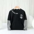 thumbnail image 1 of AAMILIFE Nouveaux Hauts de Mode pour Garçons, T-shirts Deux Pièces, Pulls à Col Rond pour l'Automne, 1 of 3