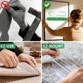 thumbnail image 3 of 3 Roll Double Sided Tape Heavy Duty, Nano Double Sided Adhesive Tape Clear, Removable Mounting Tape for Picture Hanging, Strong Adhesive Strips for Carpet Home Office Decor, 9.85FT/roll, 3 of 6