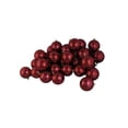 thumbnail image 2 of 60ct Shiny Burgundy Red Shatterproof Christmas Ball Ornaments 2.5" (60mm), 2 of 2