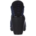 thumbnail image 5 of Womens STEVEN Steve Madden Elizah Woven Bootie Pumps - Navy, 5 of 6