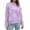 Purple, variant on Sweaters for Women Trendy Crew Neck Green Color Long Sleeve Daisy Pattern Over Size Women Casual Loose Knit Sweater Women's Sweaters Womens Tops Green L