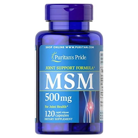 Puritan's Pride MSM 500 .. mg-120 Capsules