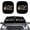 Jazz Pattern, variant on Chririnla Retro Jazz Band Windshield Sunshade 2 Pieces Vintage Car Sun Cover Visor Universal Fit Folding UV Protection Automotive Interior Accessories Great for Summer Travel & Daily Parking