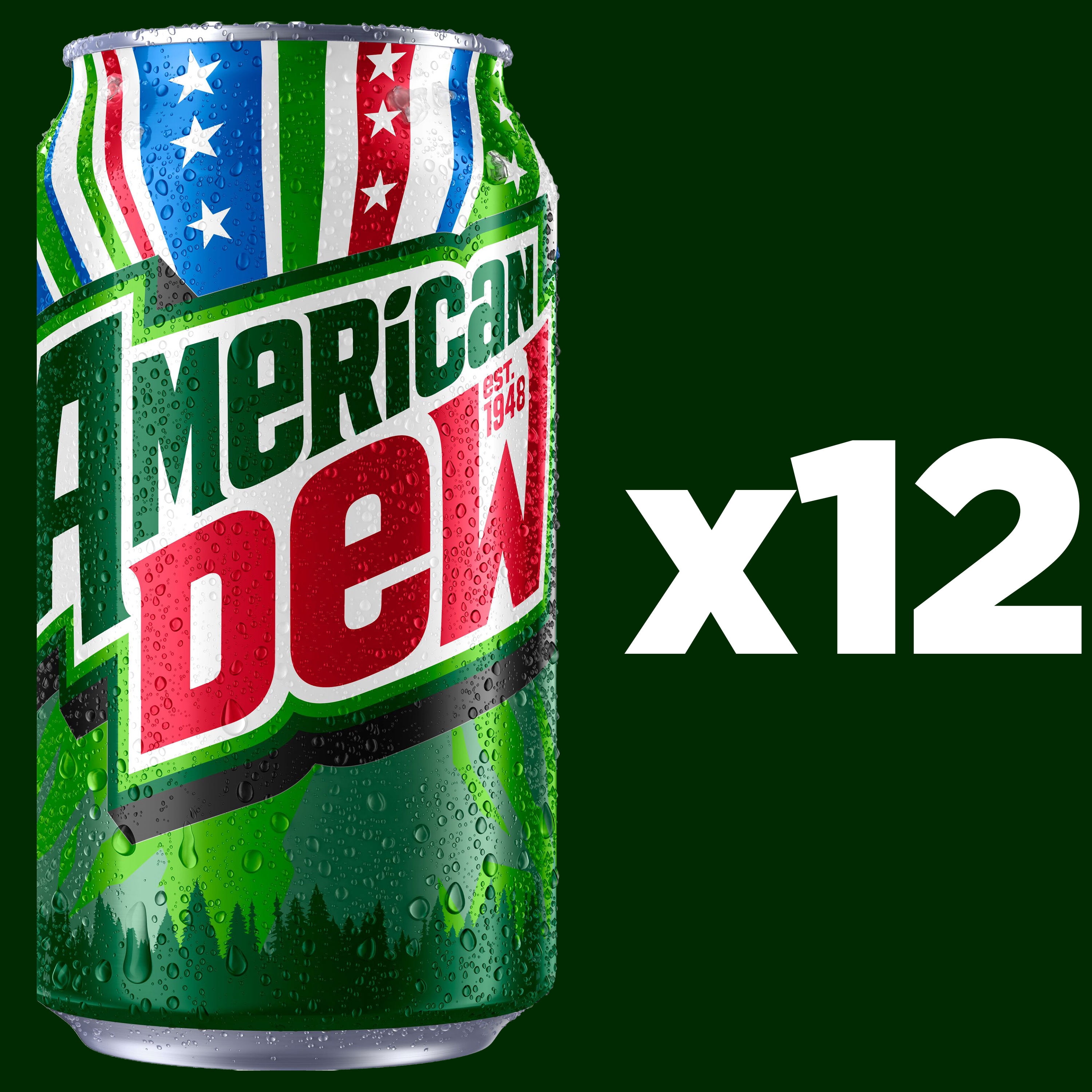 Mountain Dew Original Soda, 12 fl oz, 12 Count