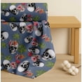 thumbnail image 4 of Soimoi Cotton Cambric Fabric Monstera Leaves,Floral & Horror Skull Halloween Printed Craft Fabric by The Yard 42 Inch Wide, 4 of 7