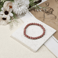 thumbnail image 4 of 6mm Rhodochrosite - Stone of Love and Compassion - Handmade Yoga Stretch Elastic Bracelet Natural Healing Gemstone Stress Relief Crystal Jewelry Power Energy Gifts for Men and Women, 4 of 6