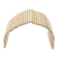 thumbnail image 2 of Pet Hideout, Bridge Wooden Safe Hamster Bridge  Ladder Wooden Bridge Toy Bendable Small Pet Climbing Tunnel For Rabbits Guinea Pigs Hamsters, 2 of 8