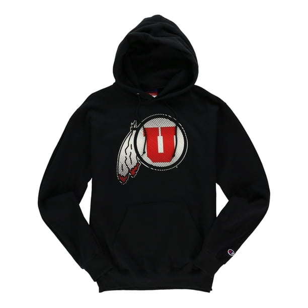 Sudadera con capucha Champion Utah Utes negro grande