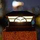 thumbnail image 4 of Garden Villa Solar Column Lights Garden Lights Garden Lights Solar Lights Wall Lights Decorative Lights Wall Lights Wooden Stake Fence Outdoor Lights, 4 of 6