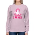 thumbnail image 2 of Cherub Self-Love Illustration Women's Sweatshirt, 2 of 3