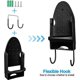 thumbnail image 1 of Colgador para tabla de planchar Montaje en pared Soporte para plancha eléctrica Estante para tabla de planchar Estante de baño para el hogar (1 pieza, negro), 1 of 2