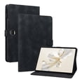 thumbnail image 2 of Case for Honor Pad 9/Honor Tablet 9 HEY2-W09 12.1 inch, Embossed Flower PU Leather Flip Wallet Folio Stand Cover, Black, 2 of 7