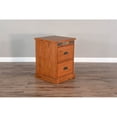 thumbnail image 5 of Sunny Designs Sedona 21" 2-drawer Traditional Wood File Cabinet in Rustic Oak, 5 of 9