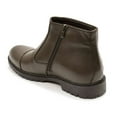 thumbnail image 2 of Elegante Men's Anderson Leather Side-zip Ankle Boots, Pisa Caffe,8 M US, 2 of 5