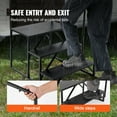 thumbnail image 3 of KFFKFF 3 Step RV Ladder 440 lb RV Step Railing Carbon Steel RV Trailer Camper, 3 of 9