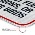 thumbnail image 6 of Do Not Feed Pigeons Or Other Birds Sign,, 6 of 8